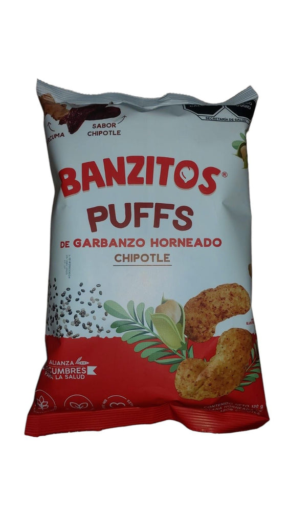 Banzitos® Puffs de Garbanzo Horneado Sabor Chipotle