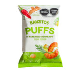 Banzitos® Puffs de Garbanzo Horneado Sabor Chile Piquín 35g - Banzitos - Banzitos - Botanas - 7401176100618 -